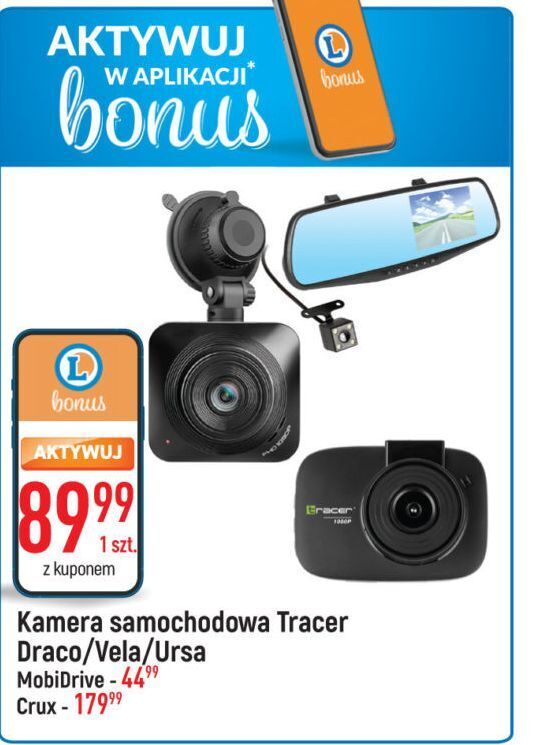E.Leclerc Kamera samochodowa mobidrive tracer oferta