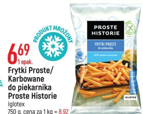 E.Leclerc Frytki proste iglotex proste historie oferta
