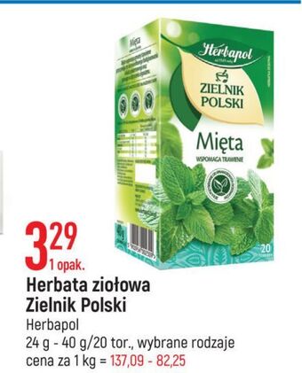 E.Leclerc Herbatka mięta herbapol zielnik polski oferta