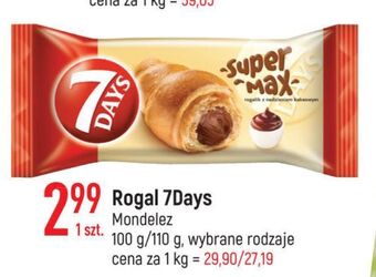 E.Leclerc Rogal z nadzieniem kakaowym 7 days super max oferta