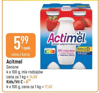 E.Leclerc Jogurt truskawka danone actimel oferta