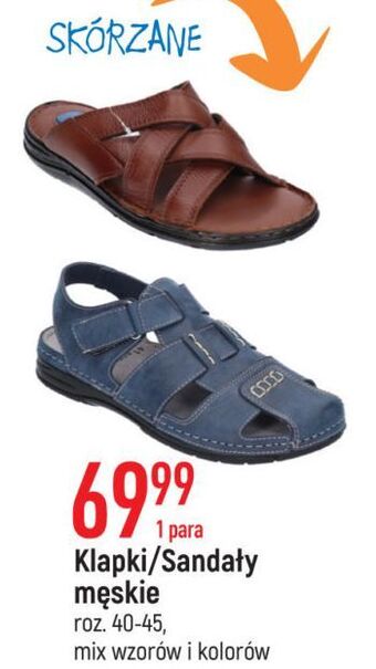 E.Leclerc Sandały męskie 40-45 oferta
