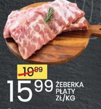 Wafelek ŻEBERKA PŁATY 1KG oferta