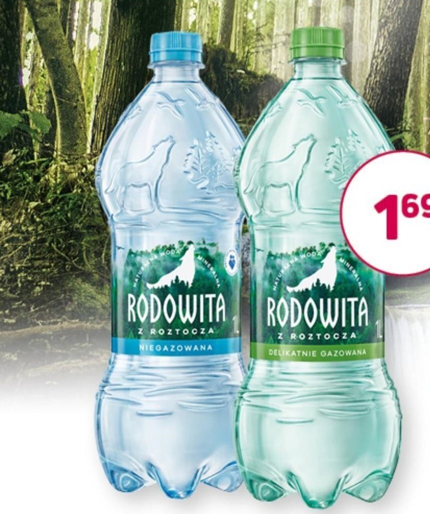 Społem Woda mineralna rodowita oferta