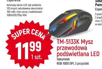 E.Leclerc Mysz gamingowa led tm-5133k vakoss oferta