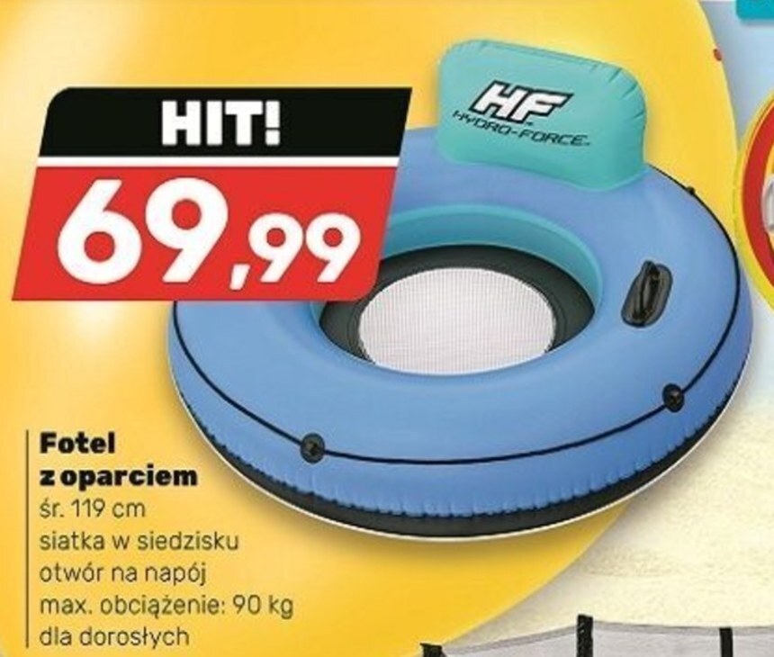 Bricomarche Fotel dmuchany oferta