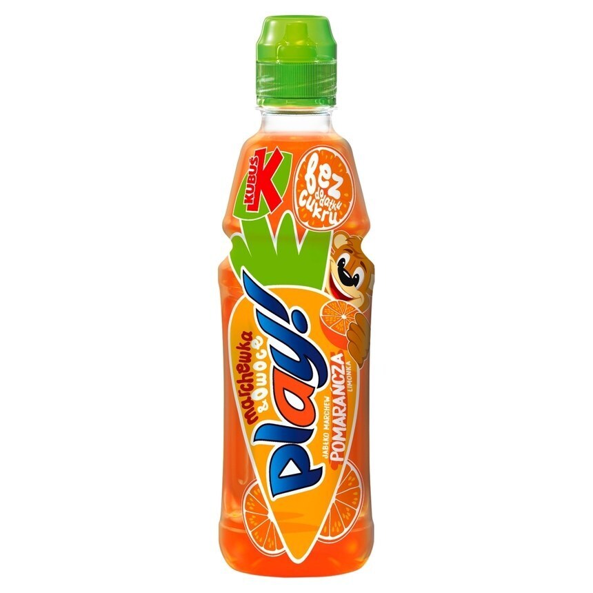 Społem Kubuś play! marchewka & owoce napój jabłko marchew pomarańcza limonka 400 ml oferta