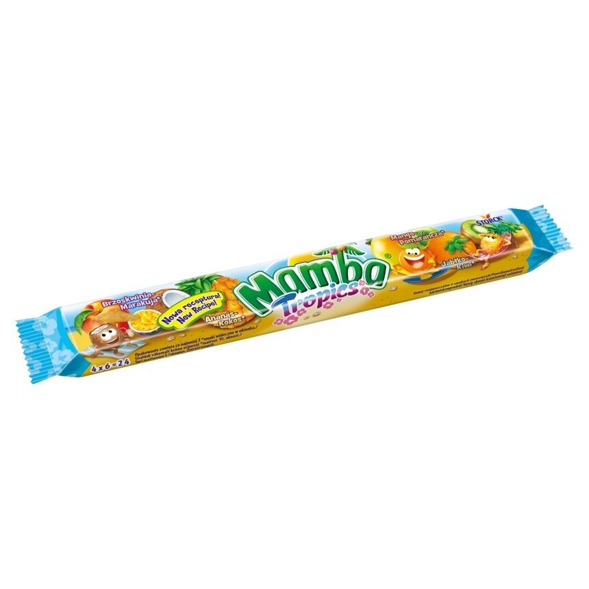 Globi Mamba tropics gumy rozpuszczalne o smakach owocowych 106 g (4 x 26,5 g) oferta