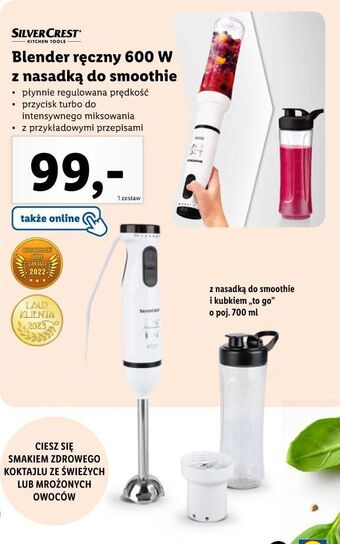 Lidl Blender 600 w silvercrest oferta