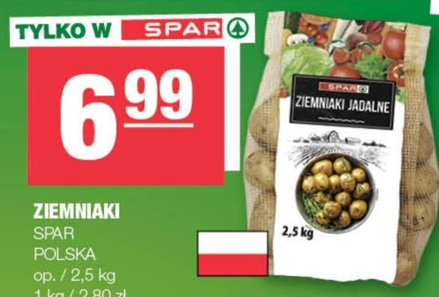Spar Ziemniaki spar oferta