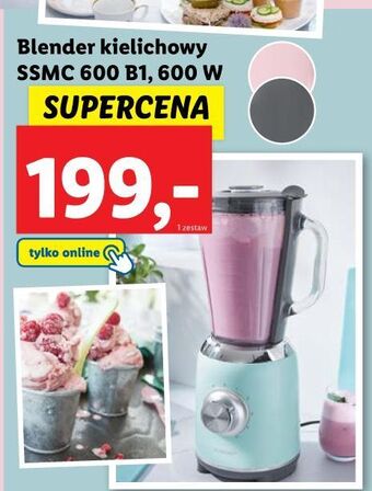Lidl Blender kielichowy 600 w silvercrest oferta