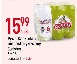 E.Leclerc Piwo kasztelan niepasteryzowane oferta