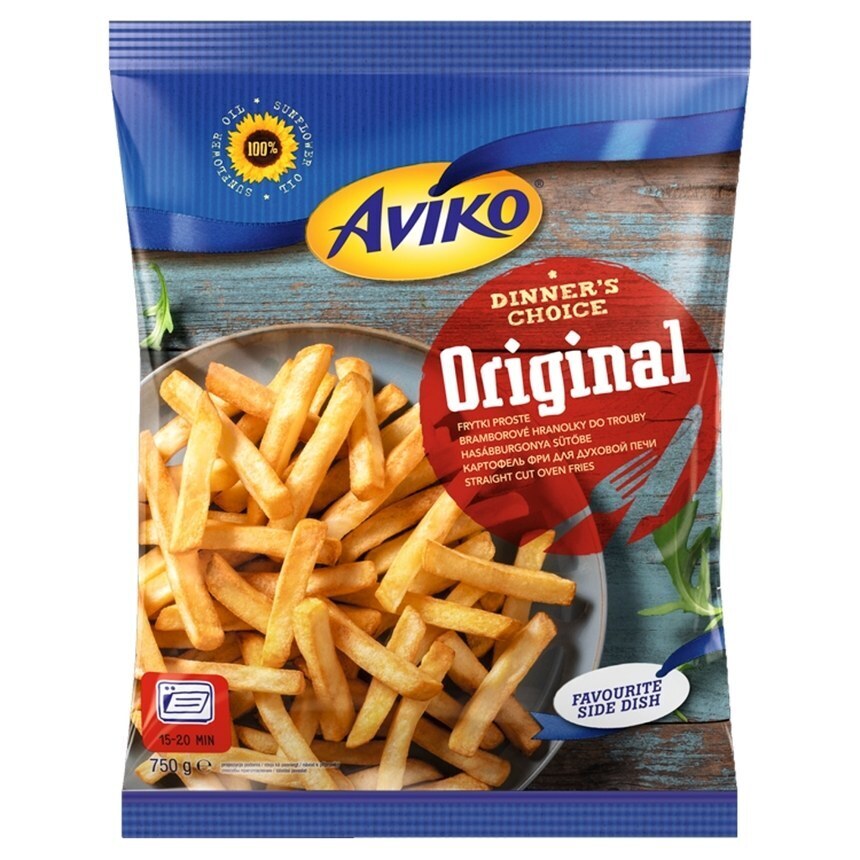 EuroSPAR Aviko original frytki proste 750 g oferta