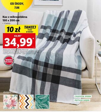 Lidl Koc z mikrowłókna 150 x 200 cm oferta