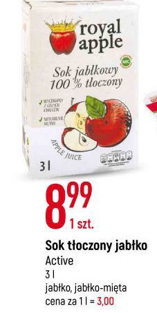 E.Leclerc Sok jabłkowy royal apple oferta