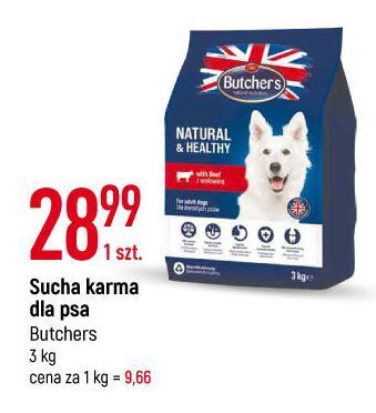 E.Leclerc Karma dla psa z wołowiną butcher's natural & healthy oferta
