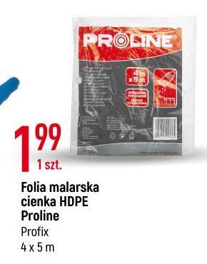 E.Leclerc Folia malarska cienka 4 x 5 m proline oferta