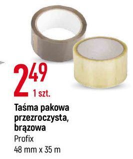 E.Leclerc Taśma pakowa przezroczysta 35 m x 48 mm profix oferta