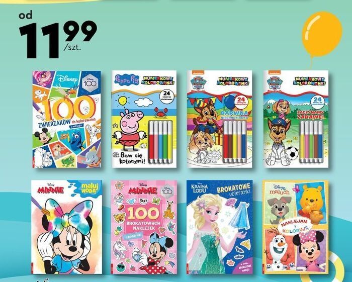 Biedronka Kolorowanka maluj wodą myszka minnie oferta