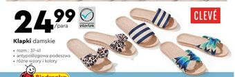 Biedronka Klapki damskie 37-41 cleve oferta