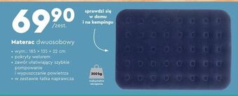 Biedronka Materac 2-osobowy 185 x 135 22 cm oferta