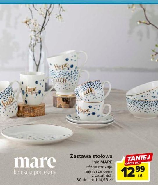 Carrefour Filiżanka i spodek mare oferta