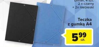 Carrefour Teczka z gumka a4 oferta