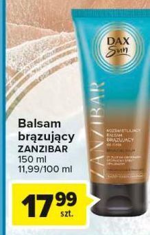 Carrefour Rozświetlający balsam brązujący do ciała zanzibar dax sun oferta