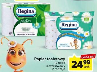 Carrefour Papier toaletowy aloe vera regina oferta
