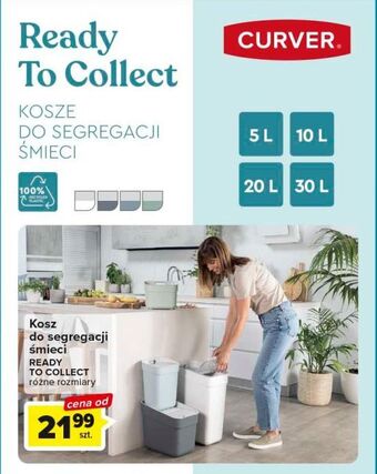 Carrefour Kosz do segregacji ready to collect 5l curver oferta