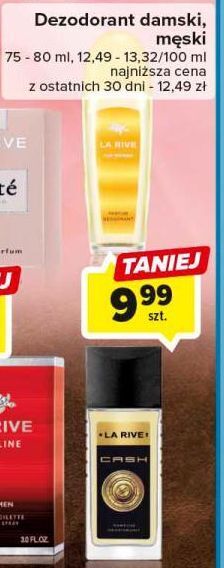 Carrefour Dezodorant la rive cash oferta