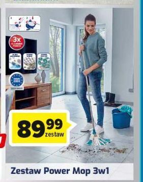 Carrefour Mop power 3w1 leifheit oferta