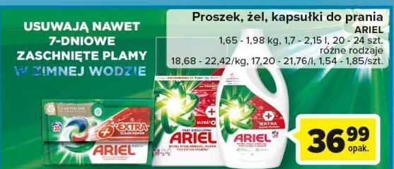Carrefour Kapsułki do prania extra clean power ariel all in 1 oferta