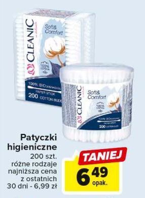 Carrefour Patyczki higieniczne soft & comfort cleanic oferta