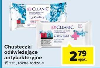 Carrefour Chusteczki ice cooling cleanic oferta
