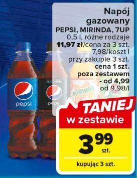 Carrefour Napój orange mirinda oferta