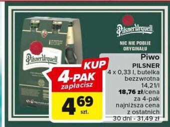 Carrefour Piwo pilsner urquell oferta