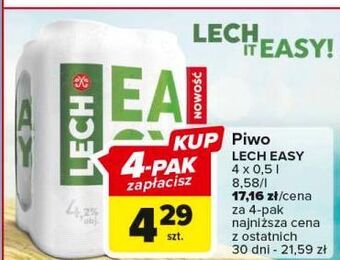 Carrefour Piwo lech easy oferta