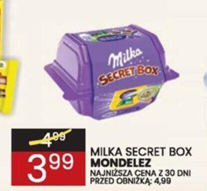 Wafelek MILKA SECRET BOX MONDELEZ oferta