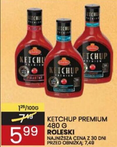 Wafelek KETCHUP PREMIUM 480 G oferta