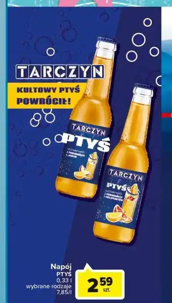 Carrefour Napój pomarańcza-grejpfrut tarczyn ptyś oferta