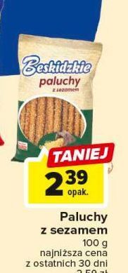 Carrefour Paluchy z sezamem aksam beskidzkie oferta