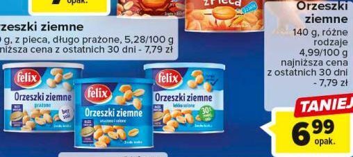 Carrefour Orzeszki ziemne light felix oferta