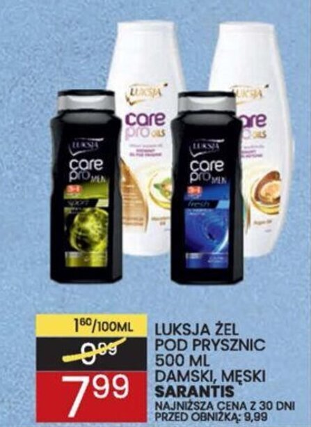 Wafelek LUKSJA ŻEL POD PRYSZNIC 500ml oferta
