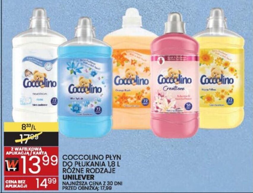 Wafelek COCCOLINO PŁYN DO PŁUKANIA 1,8 L oferta