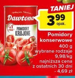 Carrefour Pomidory krojone dawtona oferta