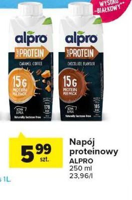 Carrefour Napój karmel i kawa alpro protein oferta