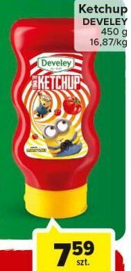 Carrefour Ketchup minionki develey oferta