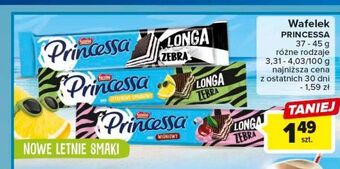 Carrefour Wafelek zebra wiśniowy princessa longa oferta