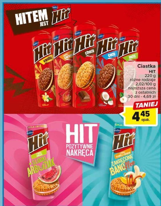 Carrefour Ciastka orzechowe hit oferta